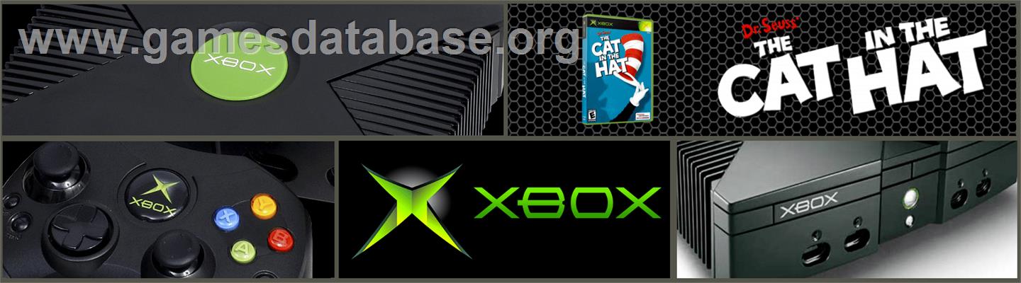 Dr. Seuss' The Cat In The Hat - Microsoft Xbox - Artwork - Marquee