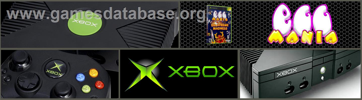 Eggo Mania - Microsoft Xbox - Artwork - Marquee