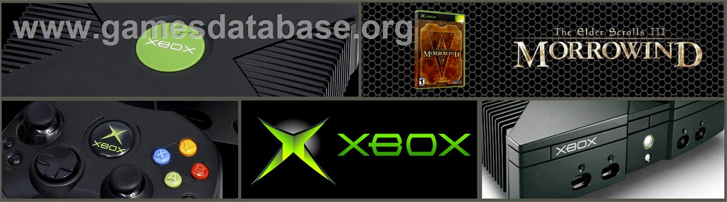 Elder Scrolls 3, The - Morrowind - Microsoft Xbox - Artwork - Marquee