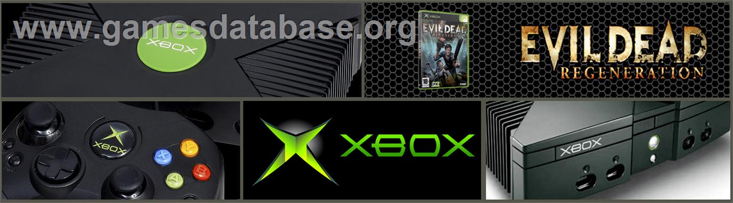 Evil Dead: Regeneration - Microsoft Xbox - Artwork - Marquee