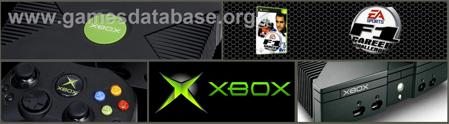 F1 Career Challenge - Microsoft Xbox - Artwork - Marquee