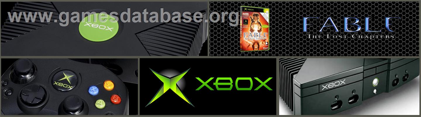Fable - Microsoft Xbox - Artwork - Marquee