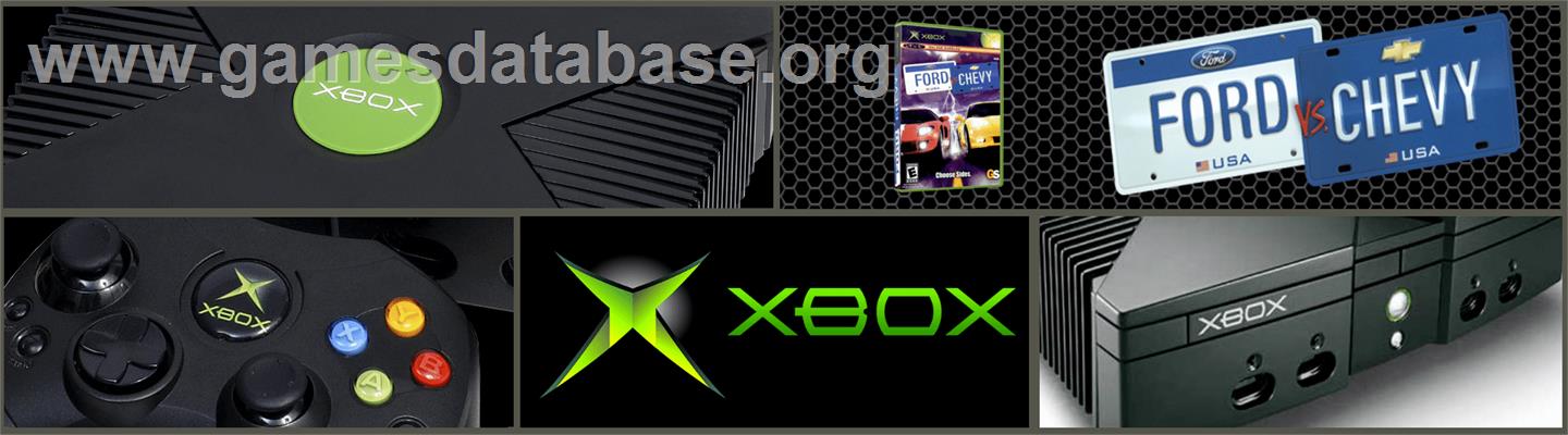 Ford vs. Chevy - Microsoft Xbox - Artwork - Marquee