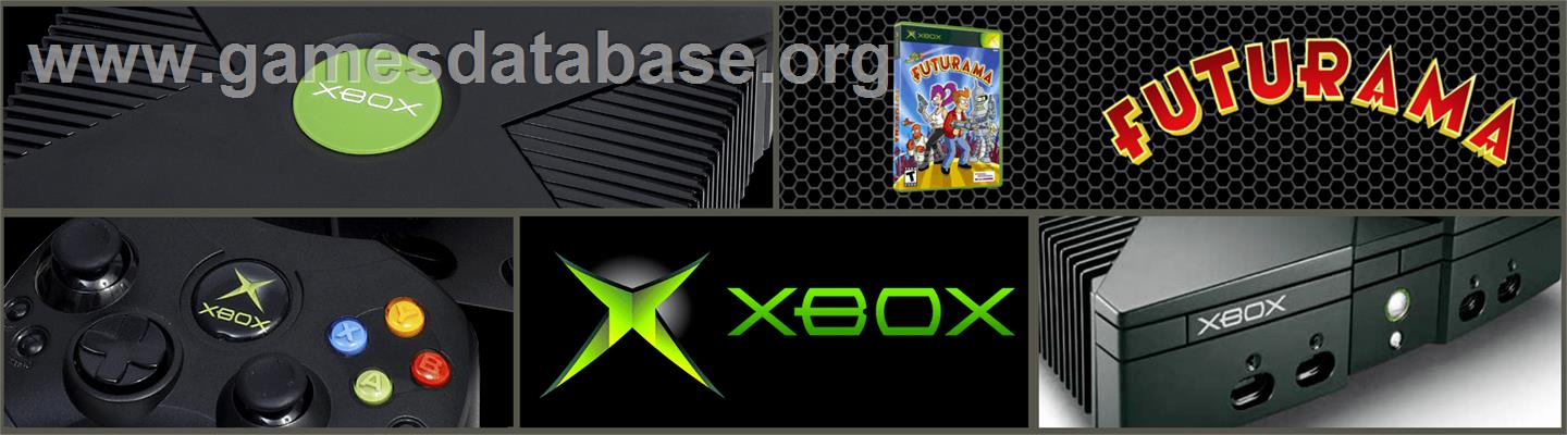 Futurama - Microsoft Xbox - Artwork - Marquee