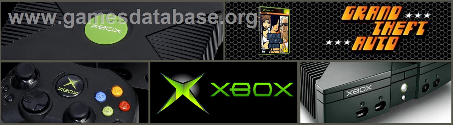 Grand Theft Auto: The Trilogy - Microsoft Xbox - Artwork - Marquee