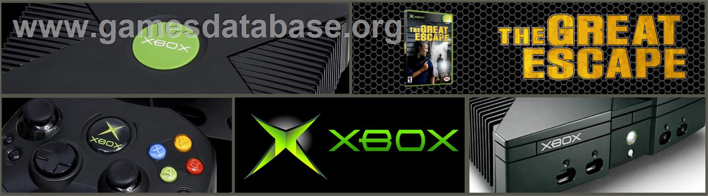 Great Escape - Microsoft Xbox - Artwork - Marquee