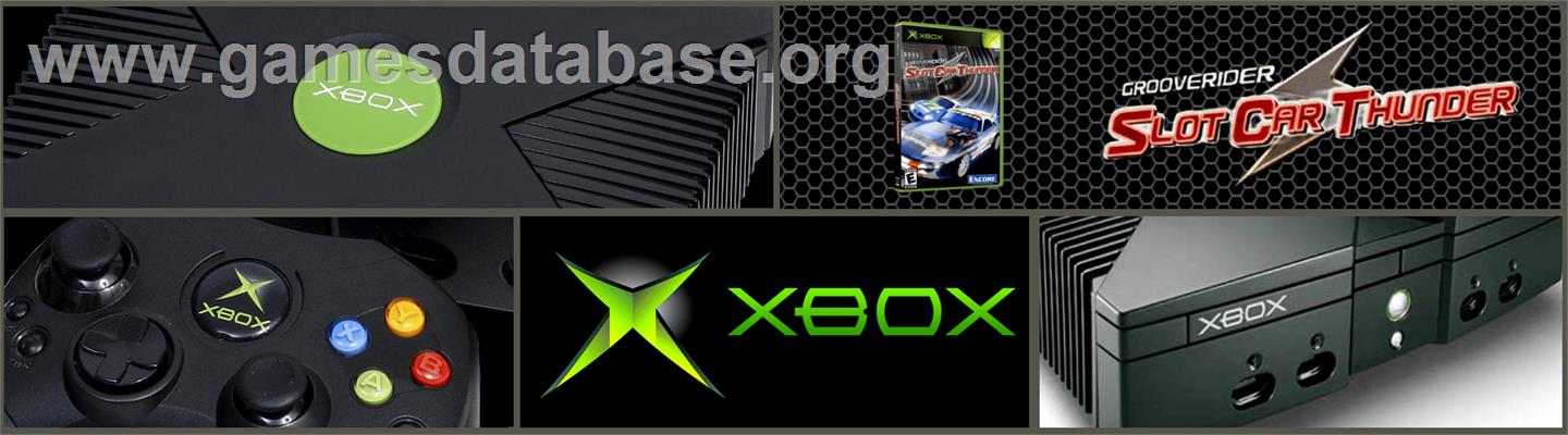 Grooverider - Slot Car Thunder - Microsoft Xbox - Artwork - Marquee