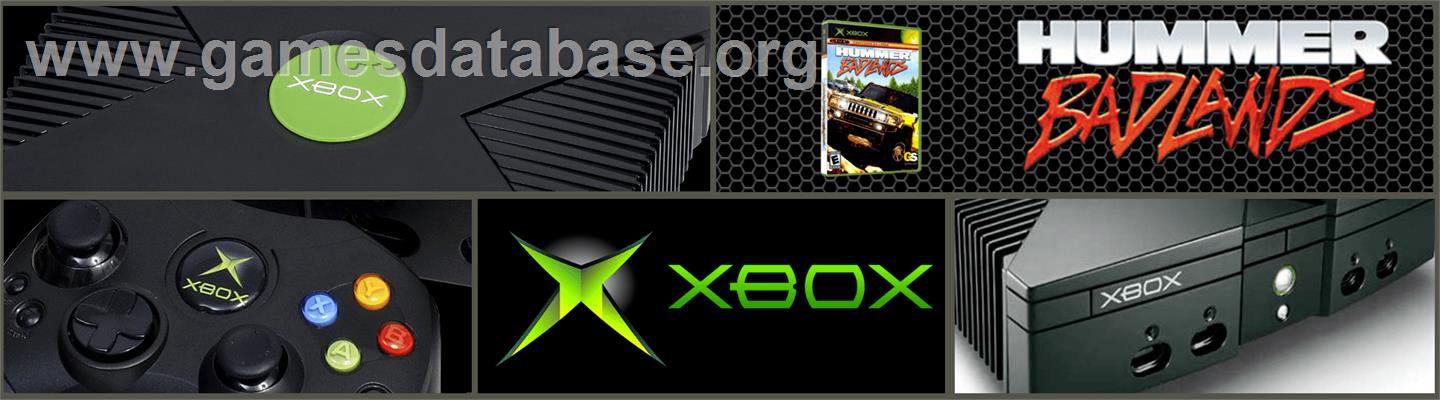 Hummer Badlands - Microsoft Xbox - Artwork - Marquee