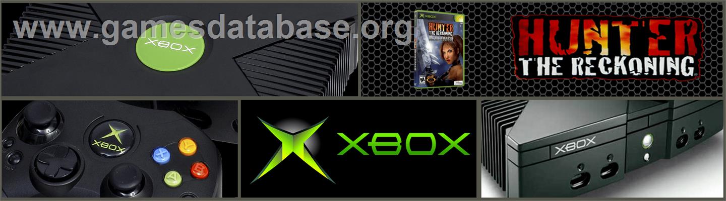 Hunter: The Reckoning - Redeemer - Microsoft Xbox - Artwork - Marquee