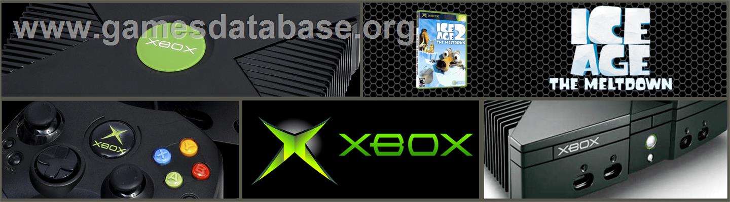 Ice Age 2 - The Meltdown - Microsoft Xbox - Artwork - Marquee