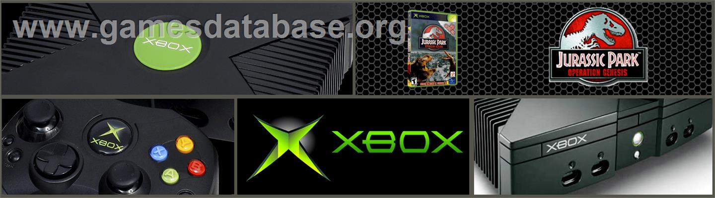 Jurassic Park - Operation Genesis - Microsoft Xbox - Artwork - Marquee