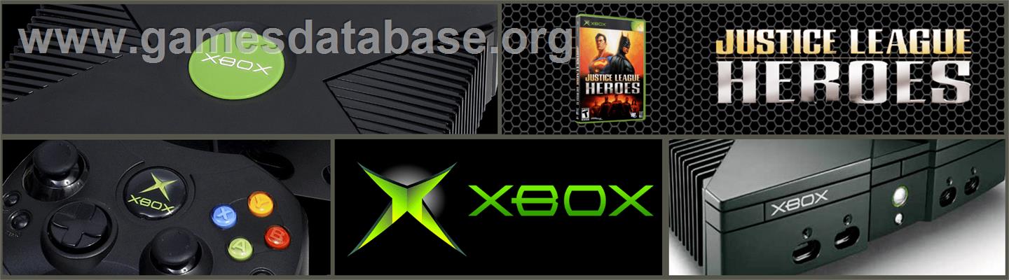 Justice League Heroes - Microsoft Xbox - Artwork - Marquee