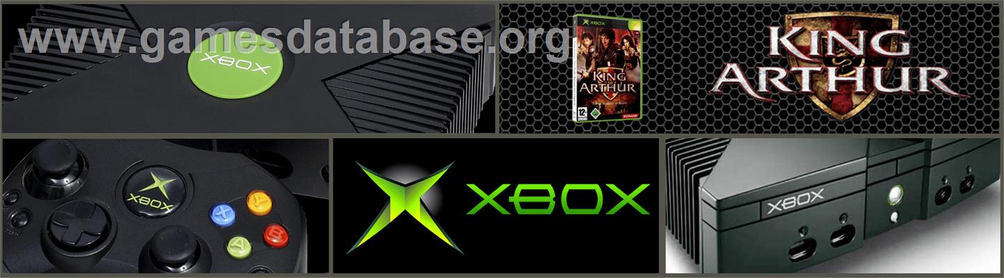 King Arthur - Microsoft Xbox - Artwork - Marquee