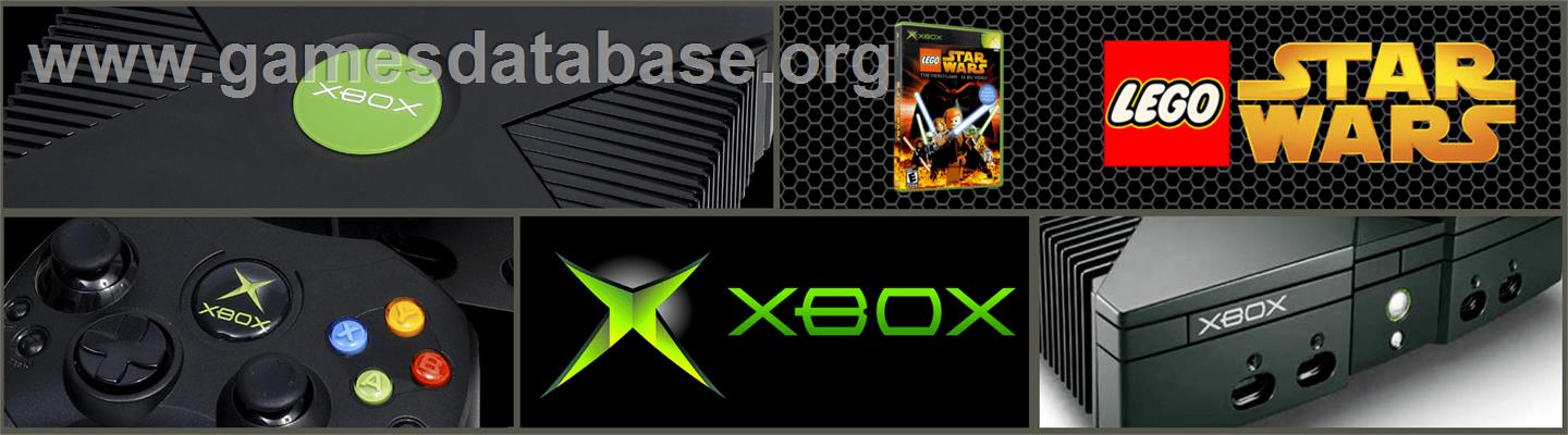 LEGO Star Wars: The Video Game - Microsoft Xbox - Artwork - Marquee
