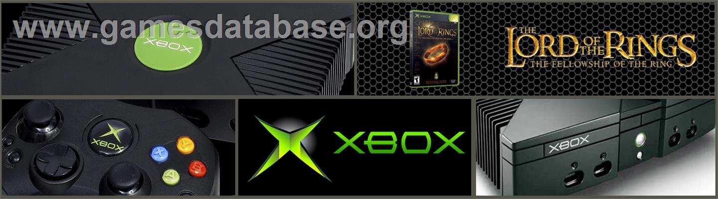 Lord Of The Rings, The - The Fellowship Of The Ring - Microsoft Xbox - Artwork - Marquee