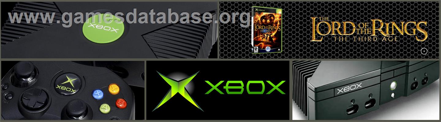 Lord of the Rings: The Third Age - Microsoft Xbox - Artwork - Marquee