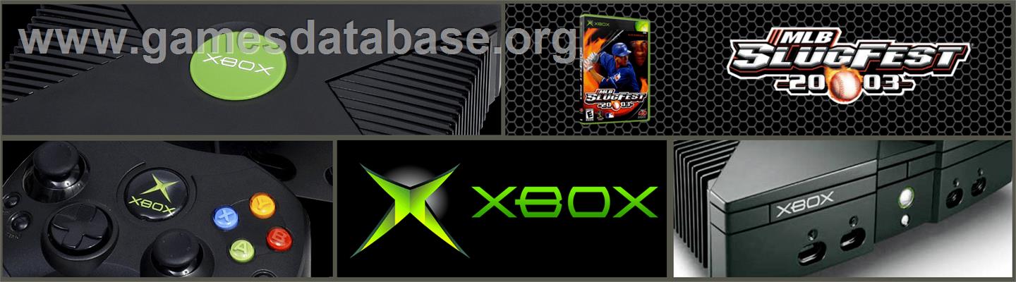 MLB SlugFest 20-03 - Microsoft Xbox - Artwork - Marquee