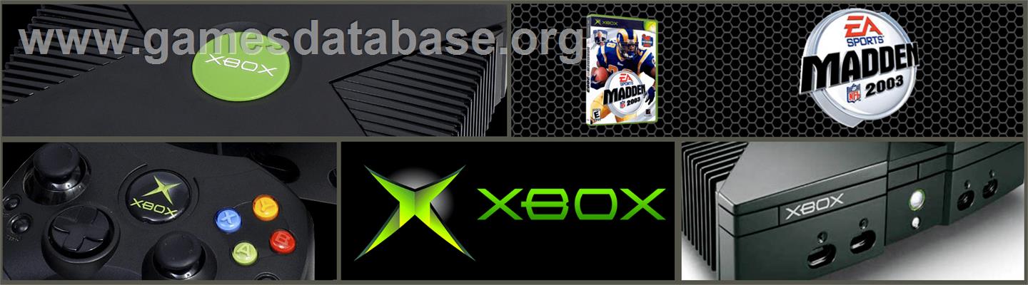 Madden NFL 2003 - Microsoft Xbox - Artwork - Marquee