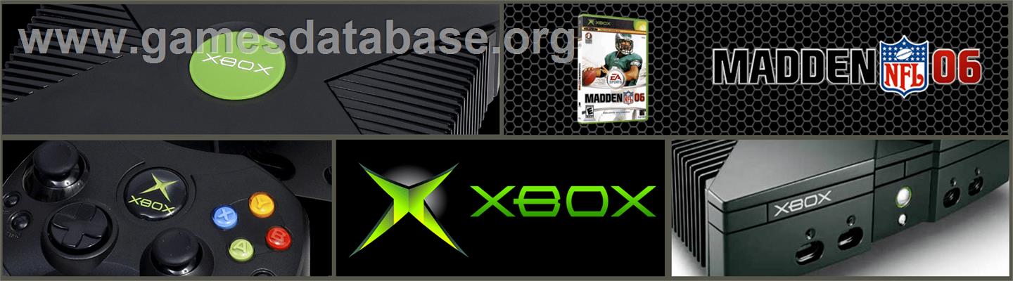 Madden Nfl 06 - Microsoft Xbox - Artwork - Marquee