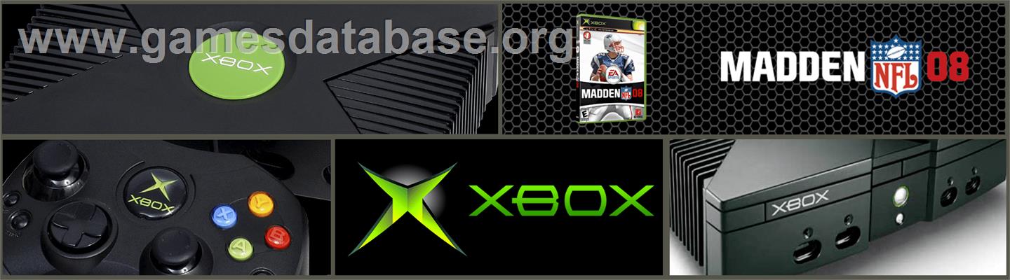 Madden Nfl 08 - Microsoft Xbox - Artwork - Marquee