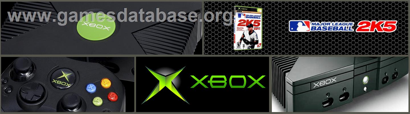 Major League Baseball 2k5 - Microsoft Xbox - Artwork - Marquee