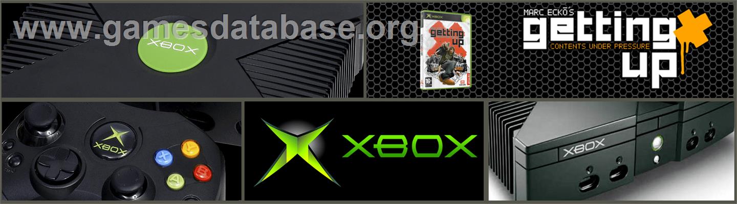 Marc Ecko's Getting Up: Contents Under Pressure - Microsoft Xbox - Artwork - Marquee