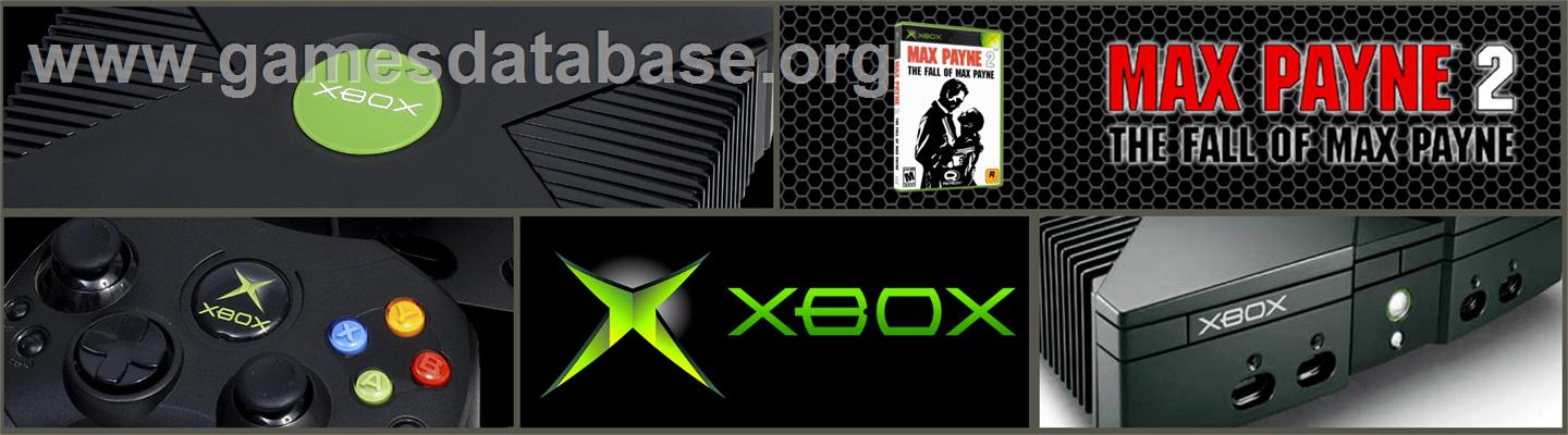 Max Payne 2: The Fall of Max Payne - Microsoft Xbox - Artwork - Marquee