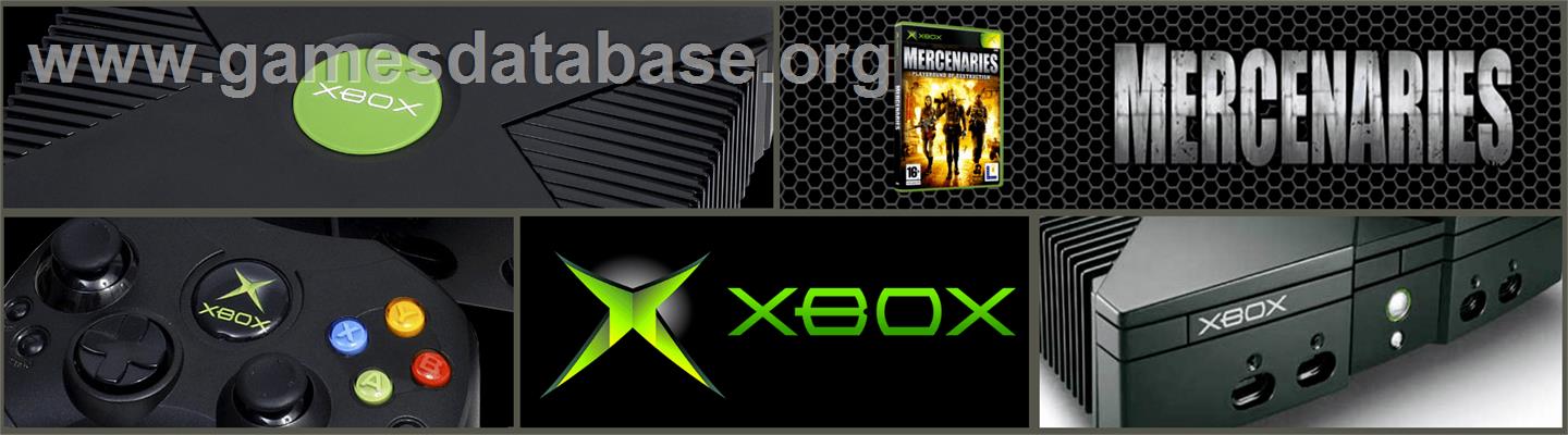 Mercenaries: Playground of Destruction - Microsoft Xbox - Artwork - Marquee