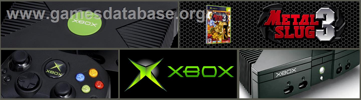 Metal Slug 3 - Microsoft Xbox - Artwork - Marquee