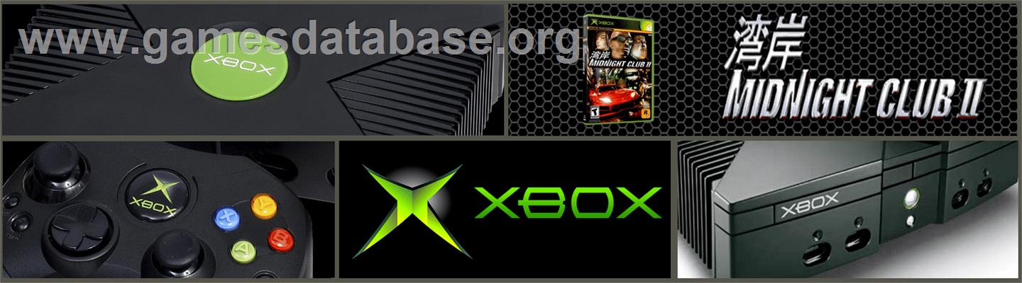 Midnight Club 2 - Microsoft Xbox - Artwork - Marquee
