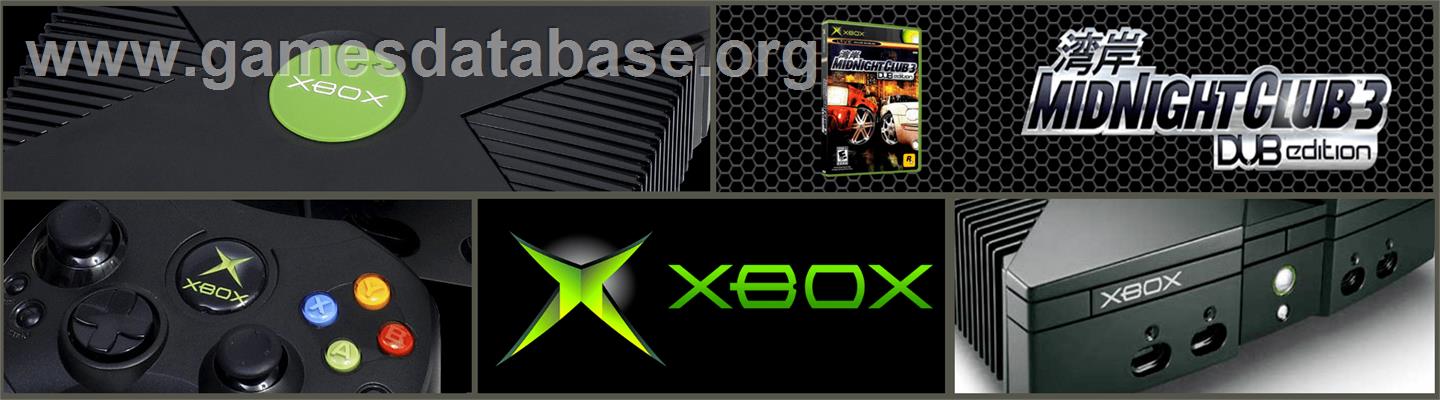 Midnight Club 3 - Dub Edition - Microsoft Xbox - Artwork - Marquee