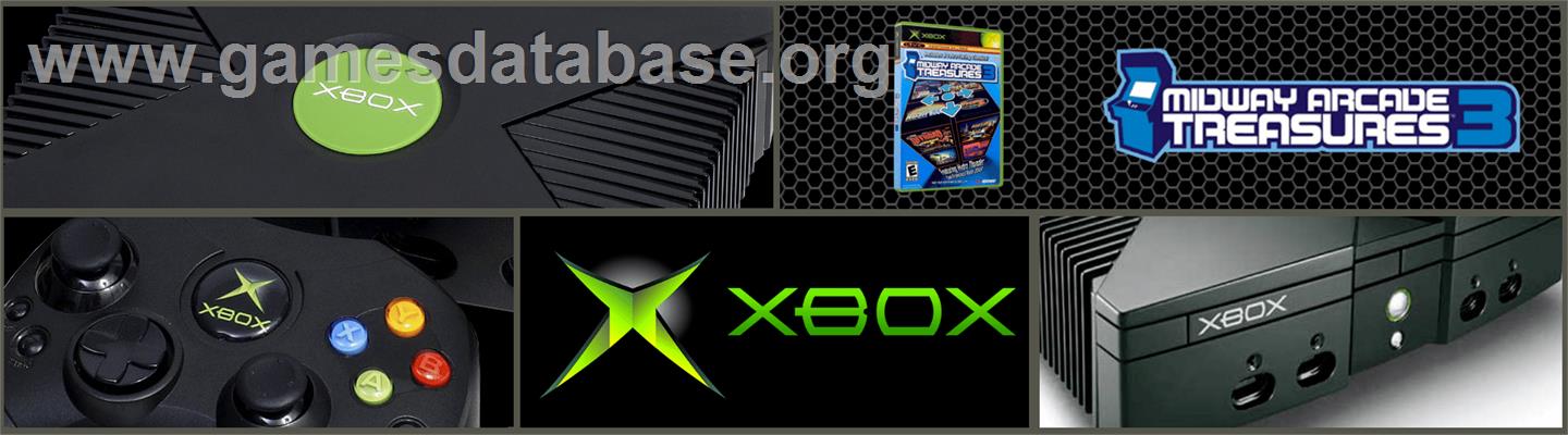 Midway Arcade Treasures 3 - Microsoft Xbox - Artwork - Marquee
