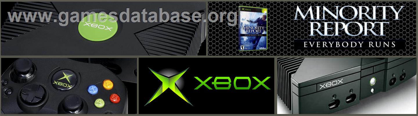 Minority Report: Everybody Runs - Microsoft Xbox - Artwork - Marquee
