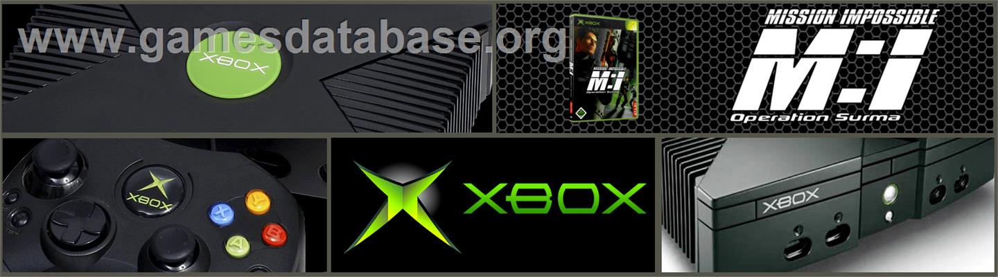 Mission Impossible: Operation Surma - Microsoft Xbox - Artwork - Marquee