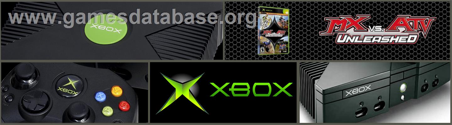 Mx Vs Atv Unleashed - Microsoft Xbox - Artwork - Marquee