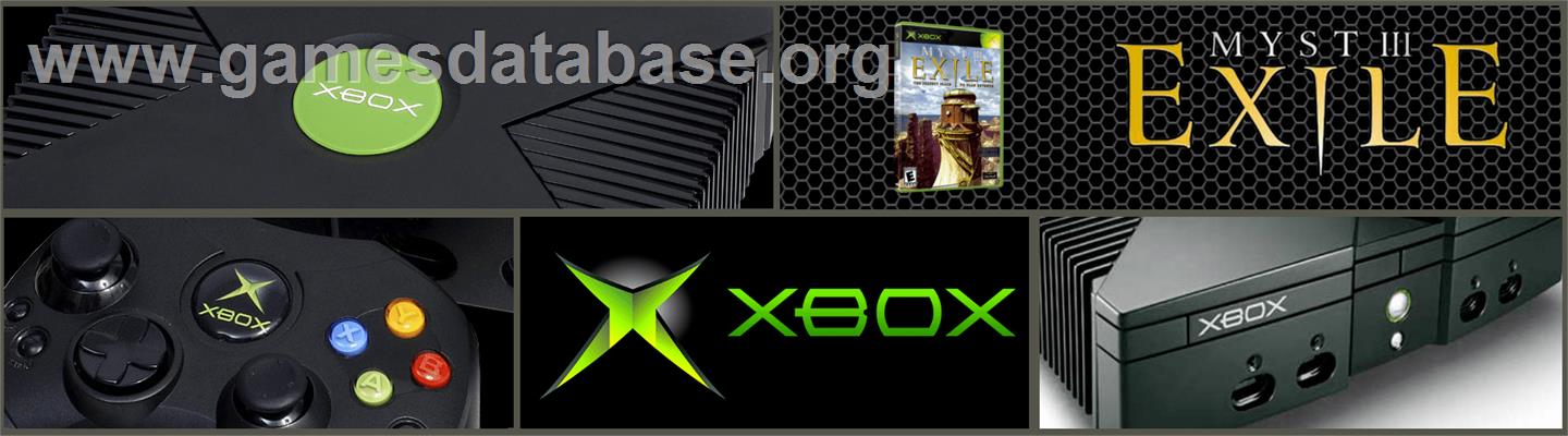 Myst III: Exile - Microsoft Xbox - Artwork - Marquee