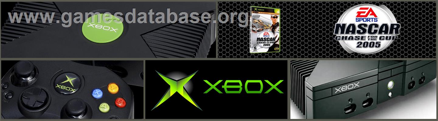 NASCAR 2005: Chase for the Cup - Microsoft Xbox - Artwork - Marquee