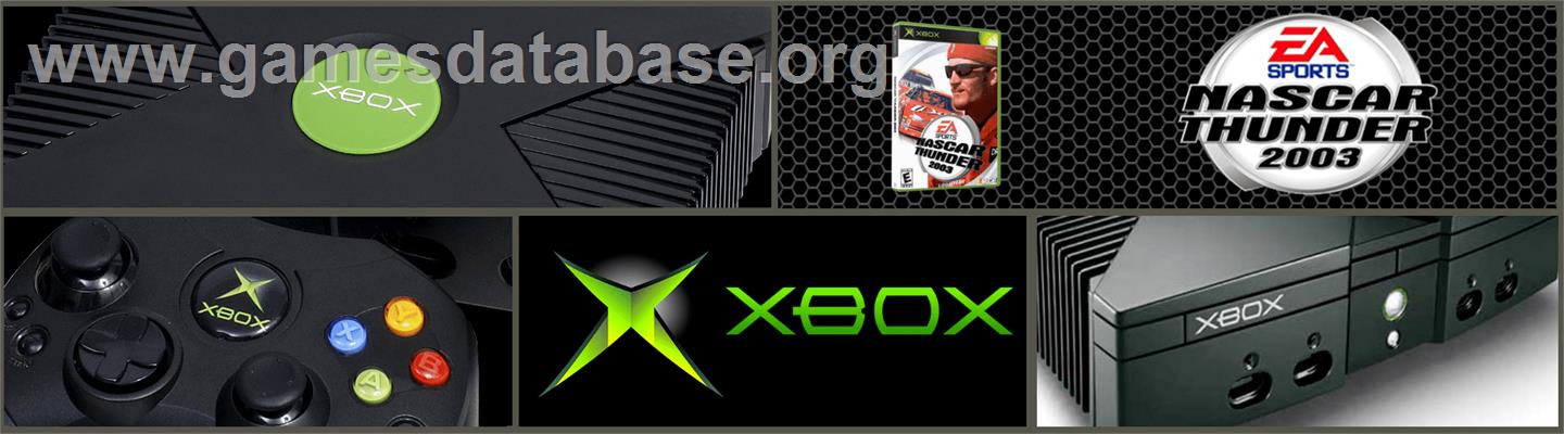 NASCAR Thunder 2003 - Microsoft Xbox - Artwork - Marquee