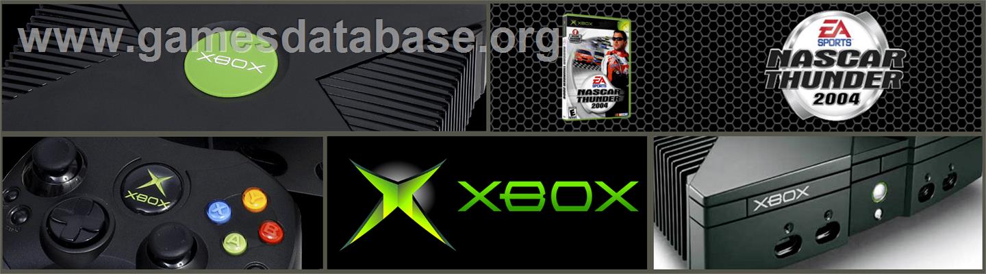 NASCAR Thunder 2004 - Microsoft Xbox - Artwork - Marquee