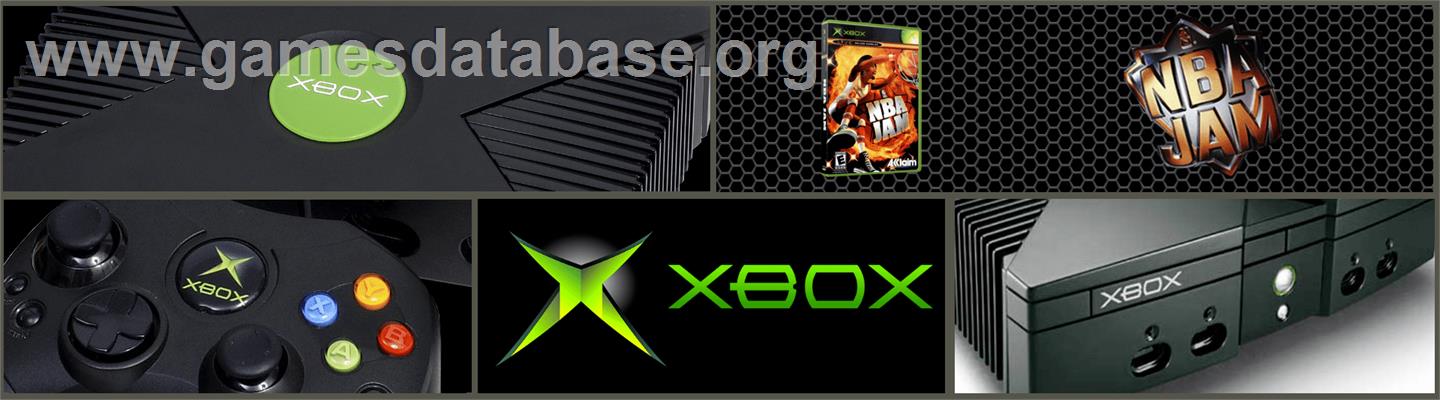 NBA Jam - Microsoft Xbox - Artwork - Marquee