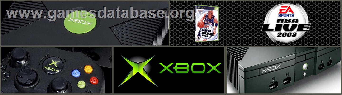 NBA Live 2003 - Microsoft Xbox - Artwork - Marquee