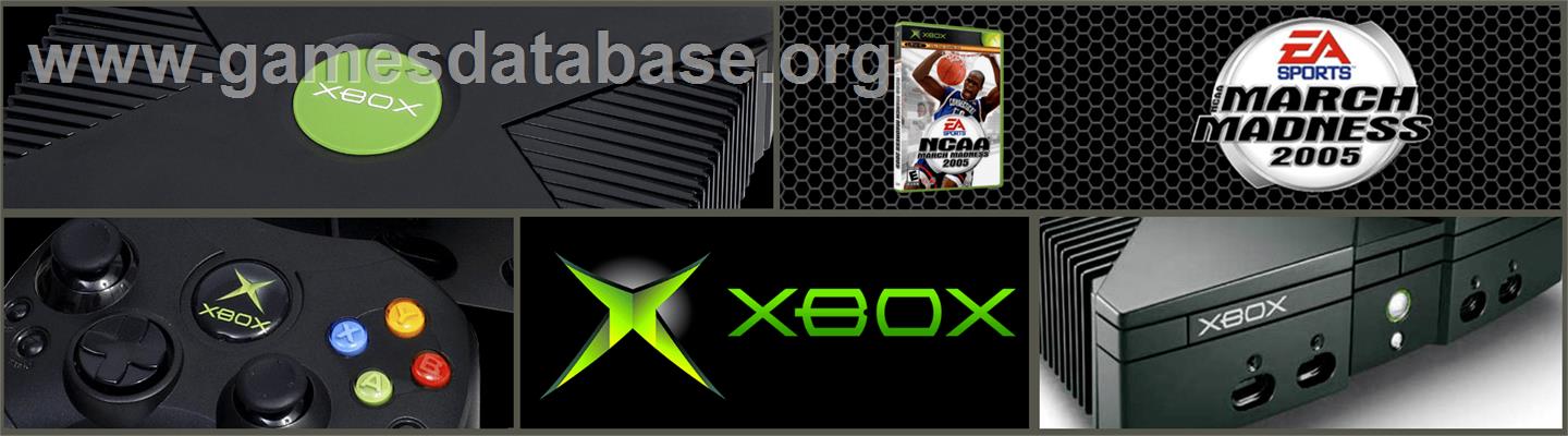 NCAA March Madness 2005 - Microsoft Xbox - Artwork - Marquee