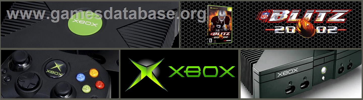 NFL Fever 2002 - Microsoft Xbox - Artwork - Marquee