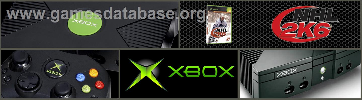 NHL 2K6 - Microsoft Xbox - Artwork - Marquee