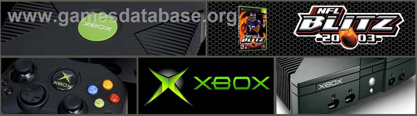 Nfl Blitz 2003 - Microsoft Xbox - Artwork - Marquee