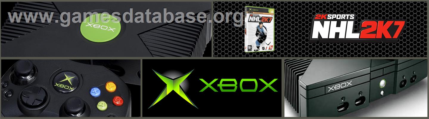 Nhl 2k7 - Microsoft Xbox - Artwork - Marquee