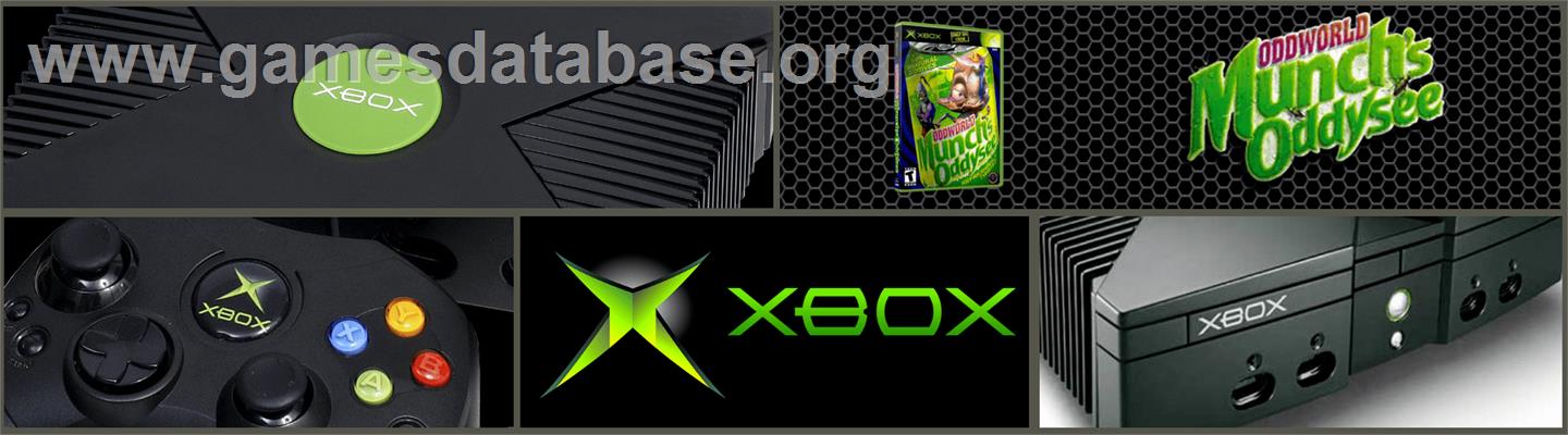 Oddworld: Munch's Oddysee - Microsoft Xbox - Artwork - Marquee