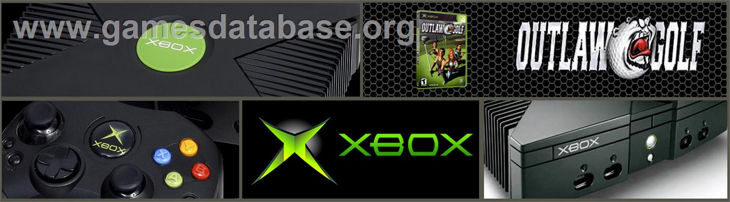 Outlaw Golf: 9 More Holes of X-Mas - Microsoft Xbox - Artwork - Marquee