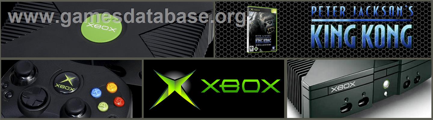 Peter Jackson's King Kong: The Official Game of the Movie - Microsoft Xbox - Artwork - Marquee