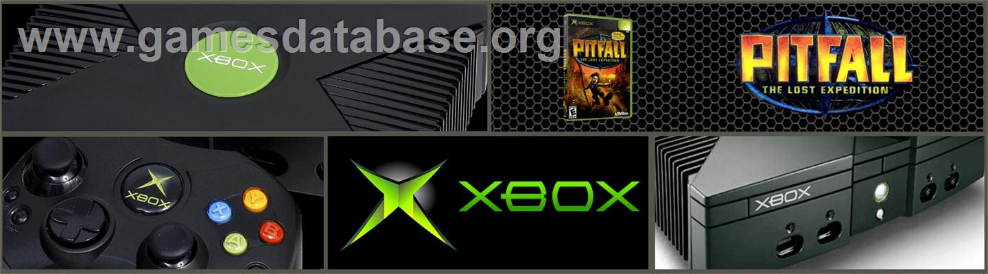 Pitfall: The Lost Expedition - Microsoft Xbox - Artwork - Marquee